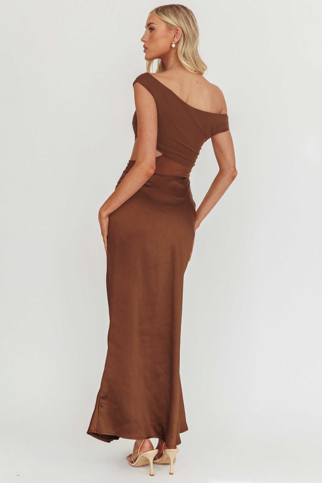 Blooms Mesh maxikjole
