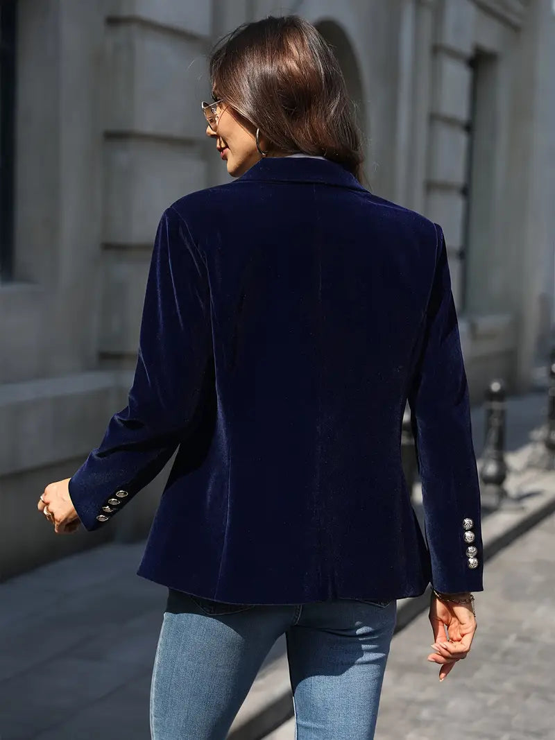 Retro Fløyelsblazer