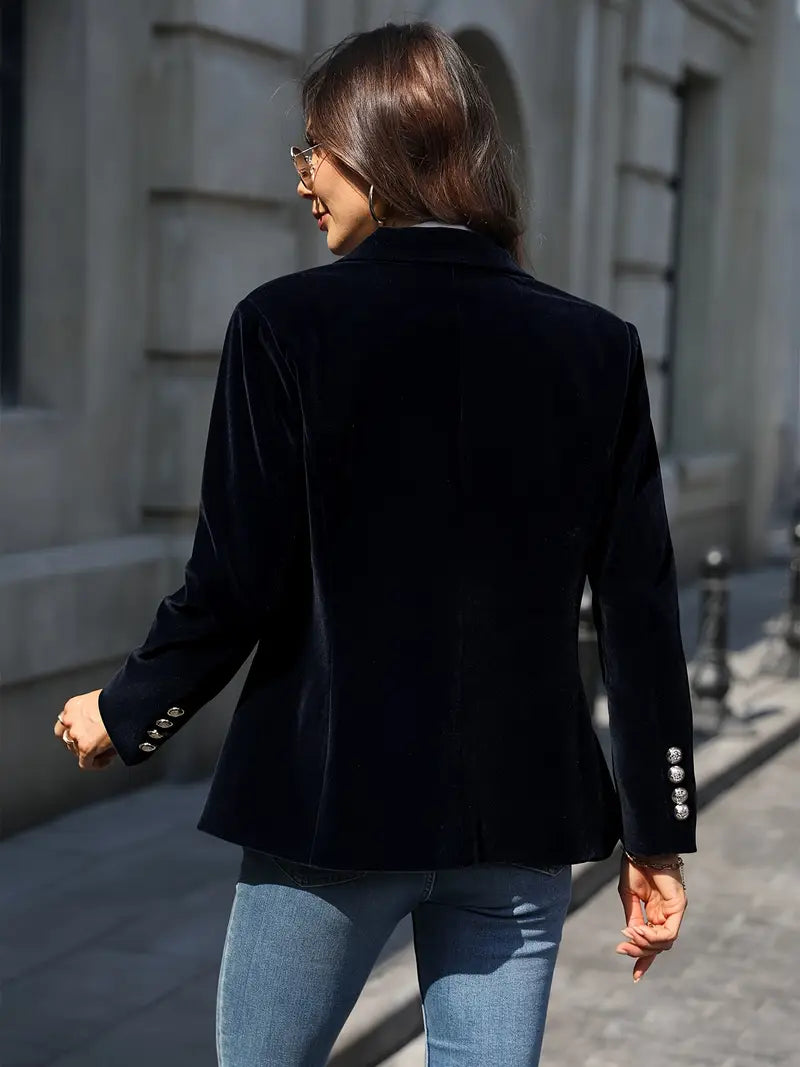 Retro Fløyelsblazer