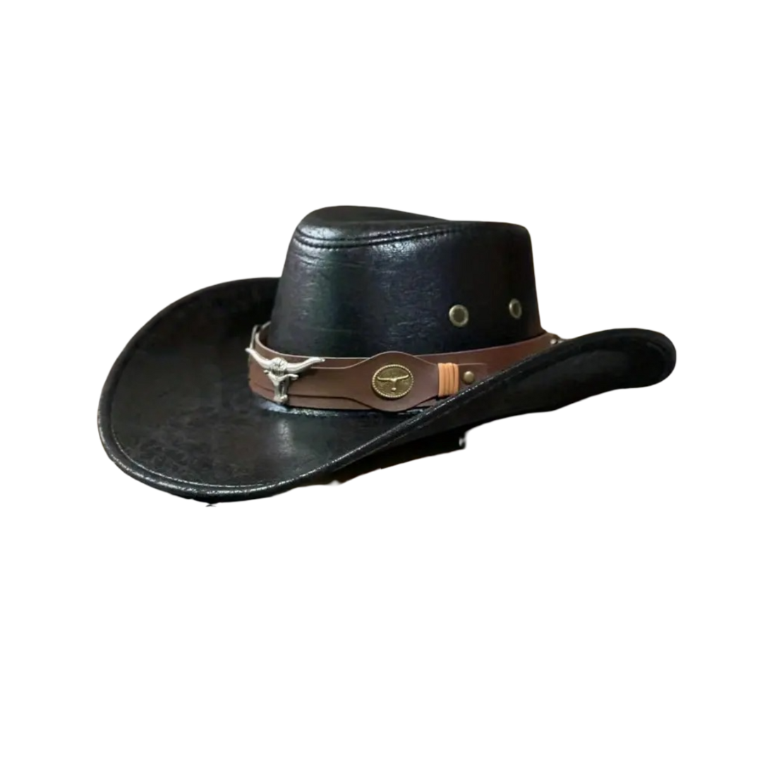 Logan pustende cowboyhatt