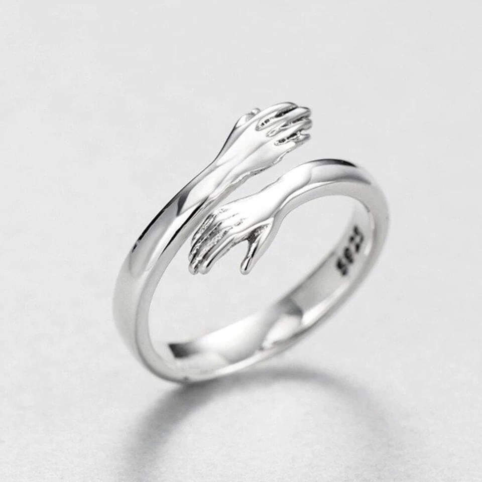 Sølvklem Justerbar Ring