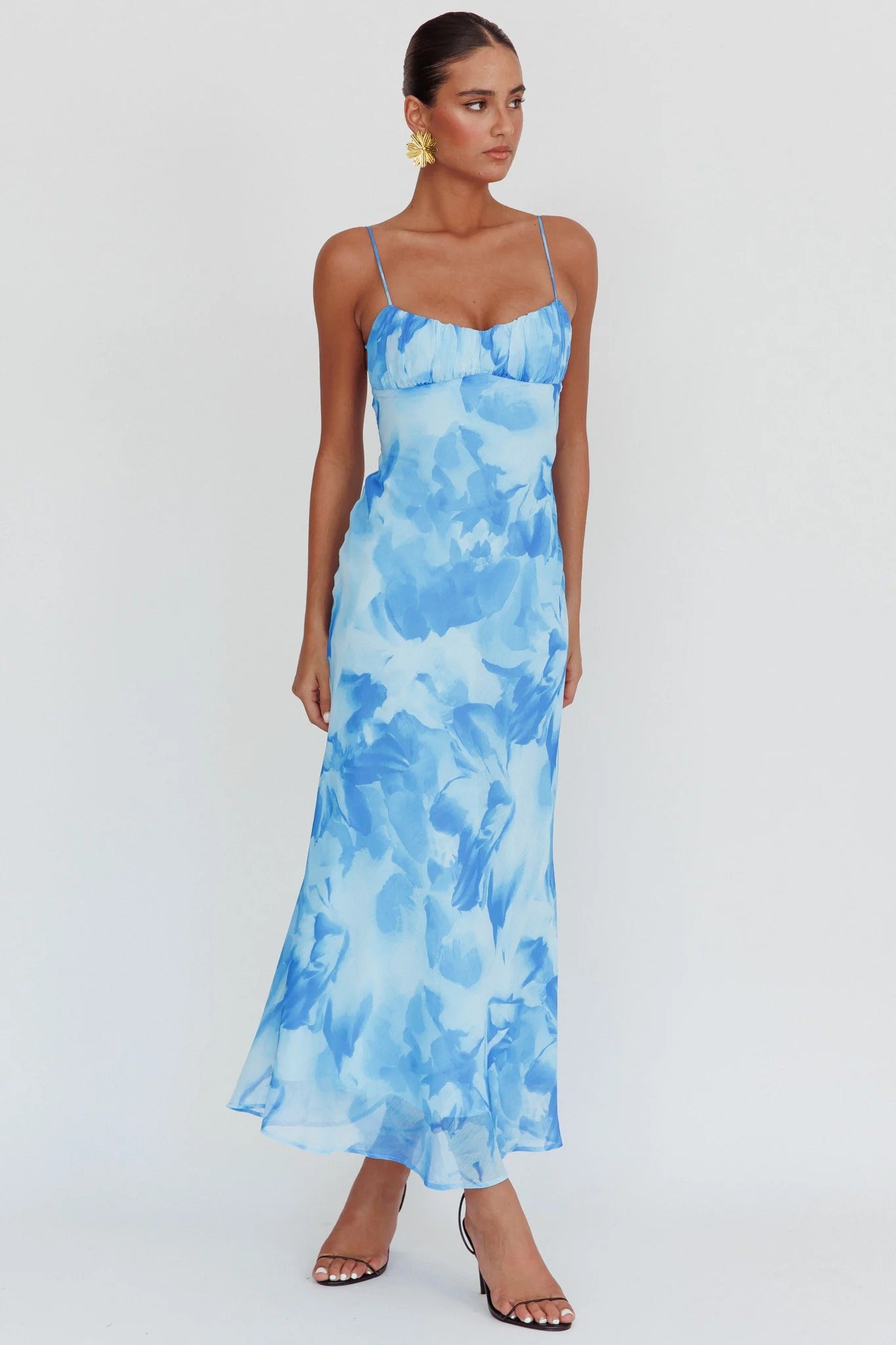 Nerida Floral maxikjole – elegant sommerstil