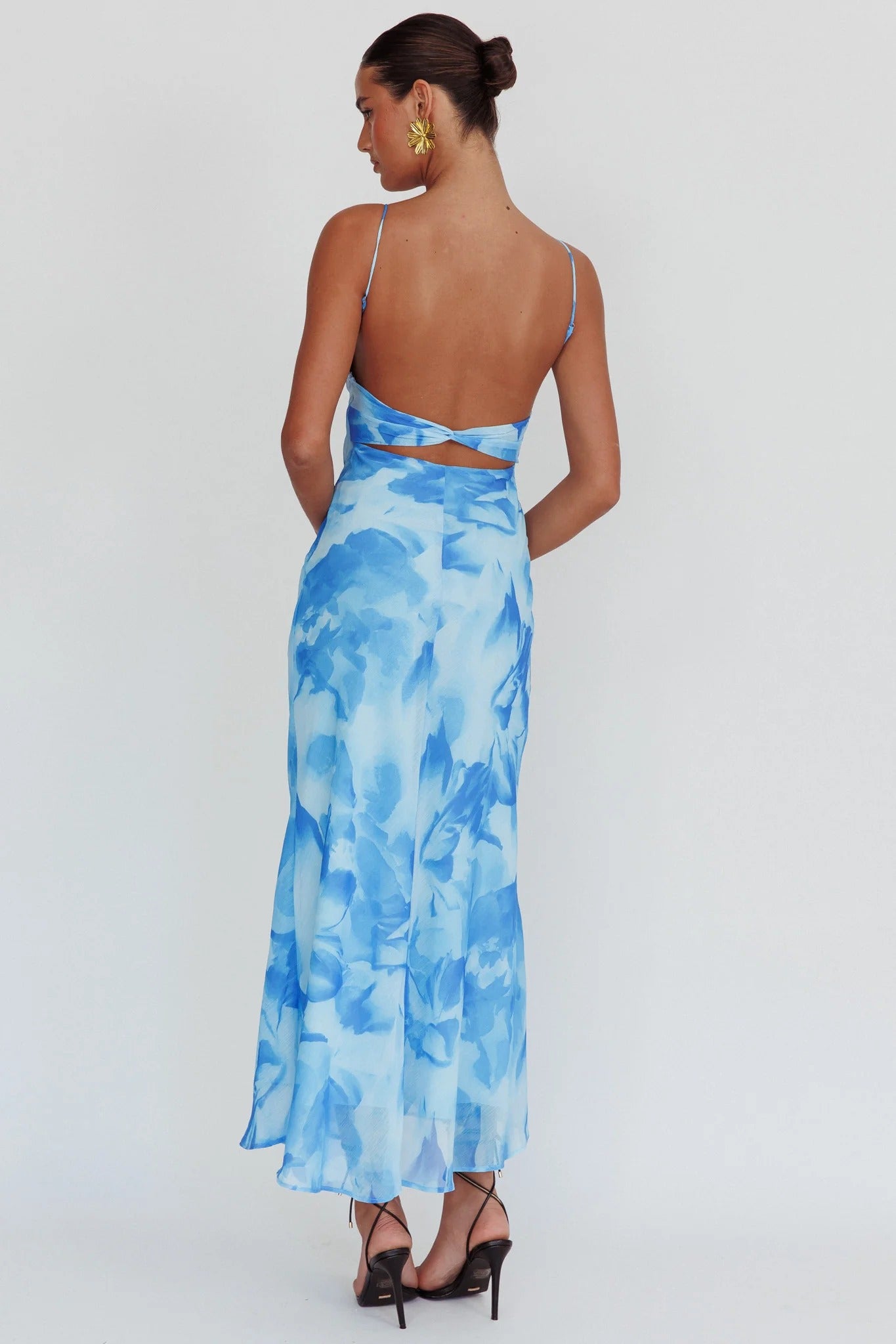 Nerida Floral maxikjole – elegant sommerstil