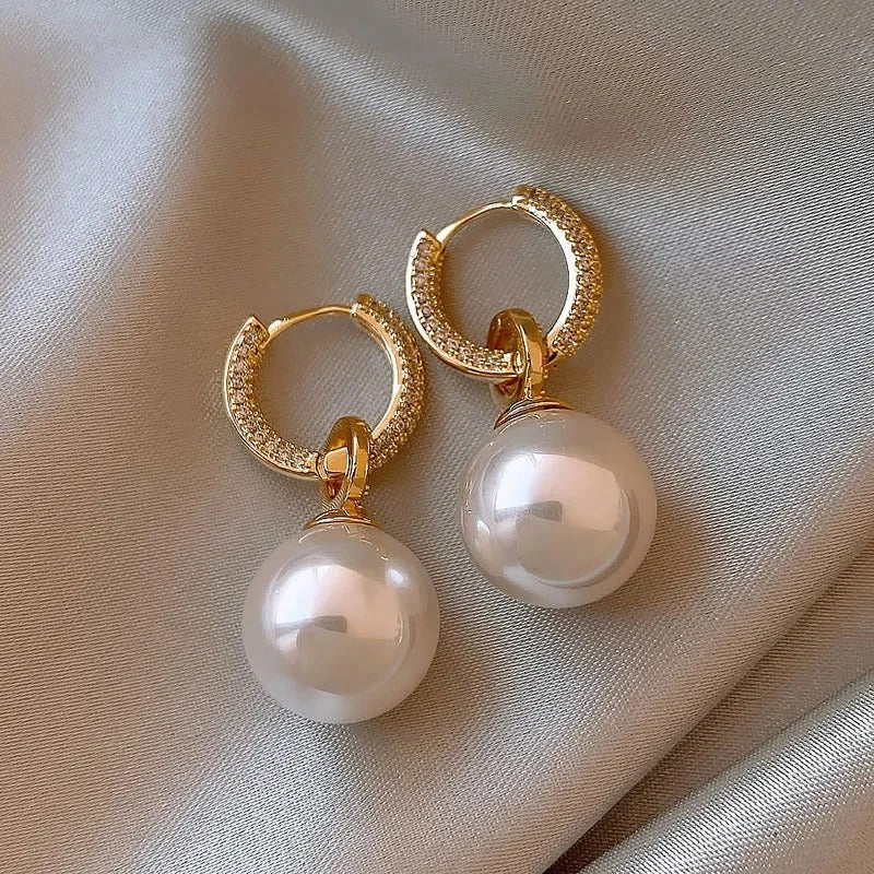 Elegante Perleøredobber