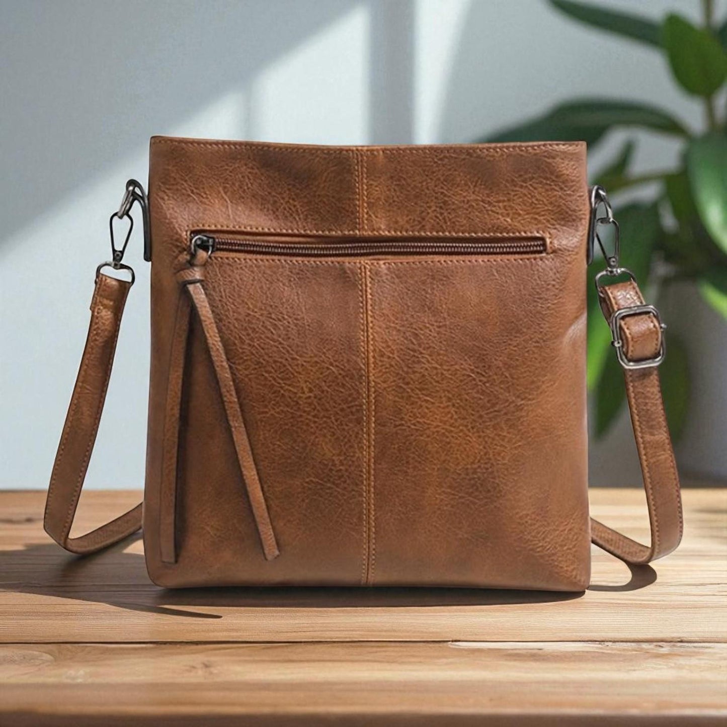 Lenas retro carré med sidoväska