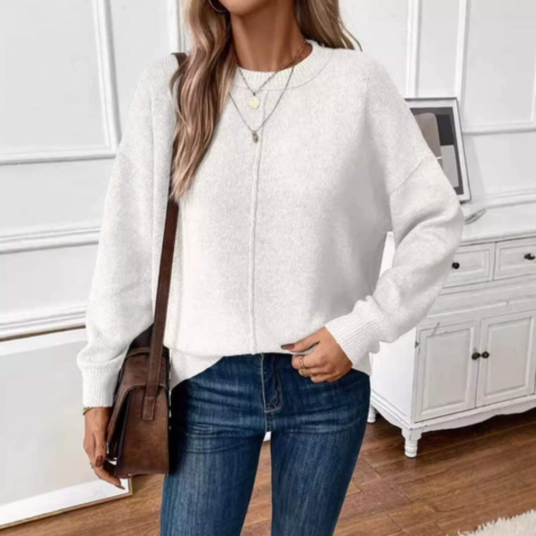 Luvelle™ - Myk strikkegenser med avslappet eleganse