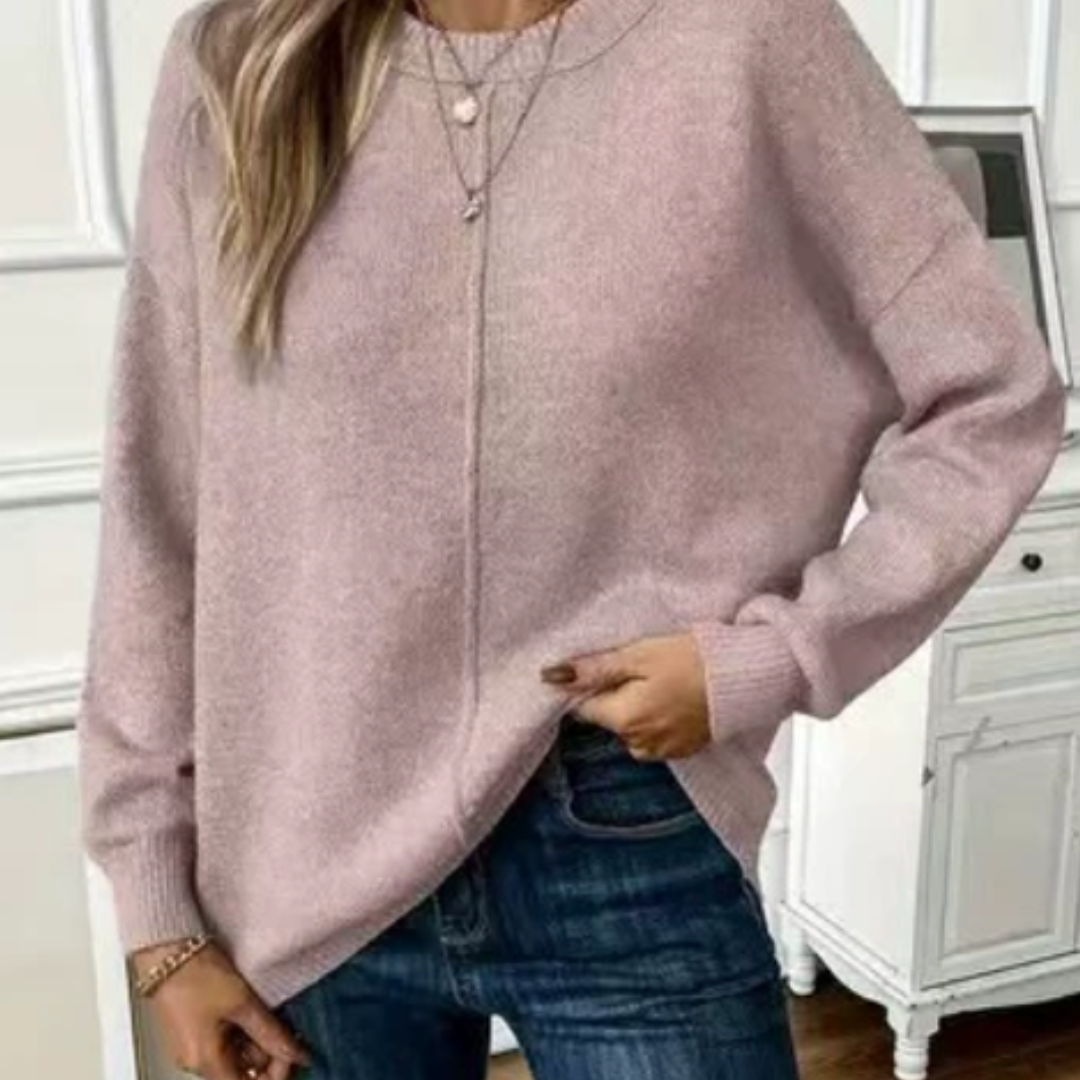 Luvelle™ - Myk strikkegenser med avslappet eleganse