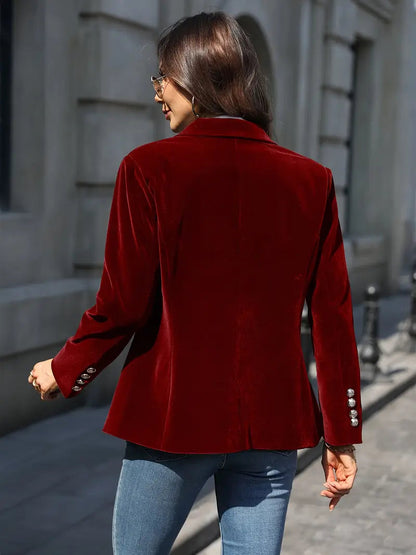 Retro Fløyelsblazer
