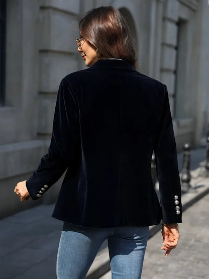 Retro Fløyelsblazer