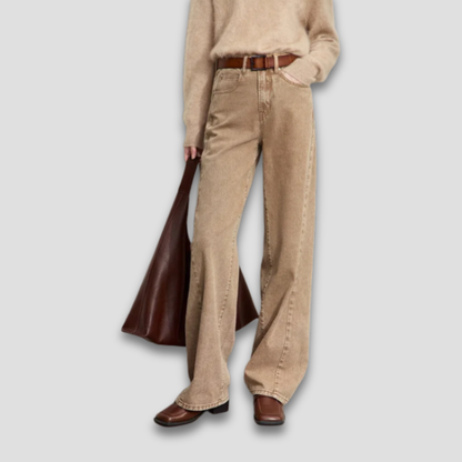 Minimalistisk vidde-jeans