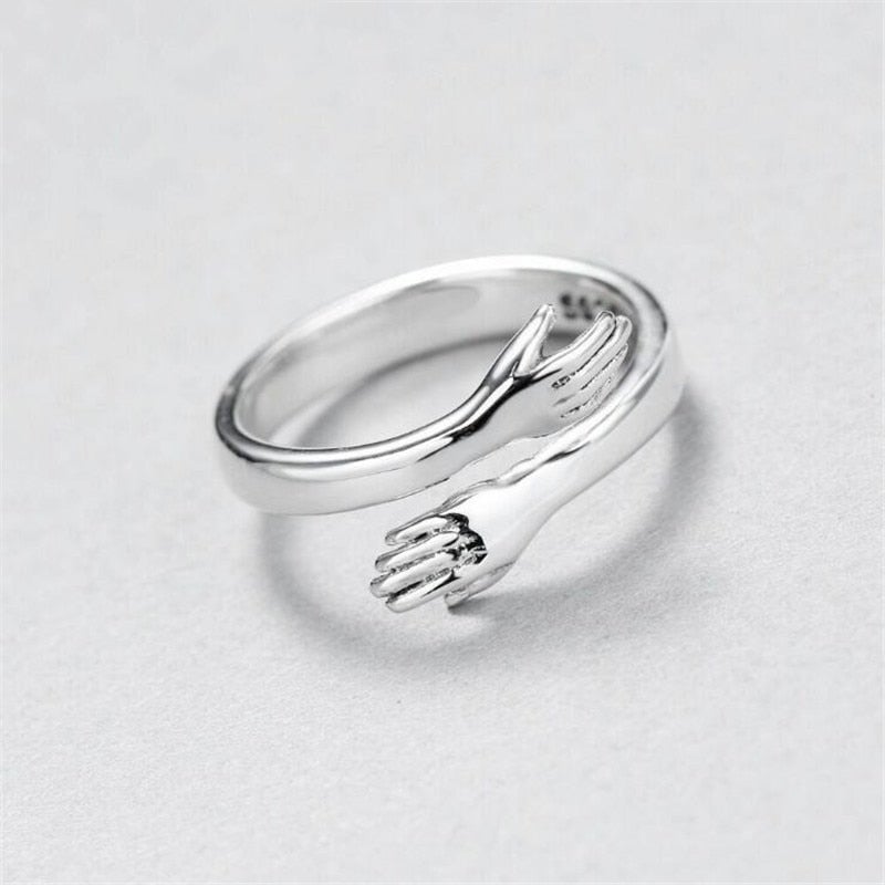 Sølvklem Justerbar Ring