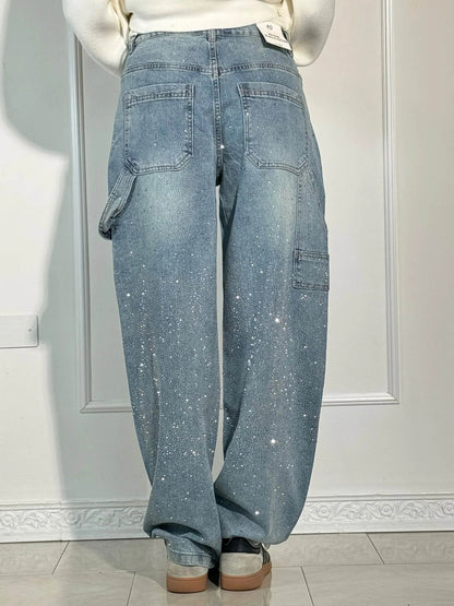Elegant glimmerjeans