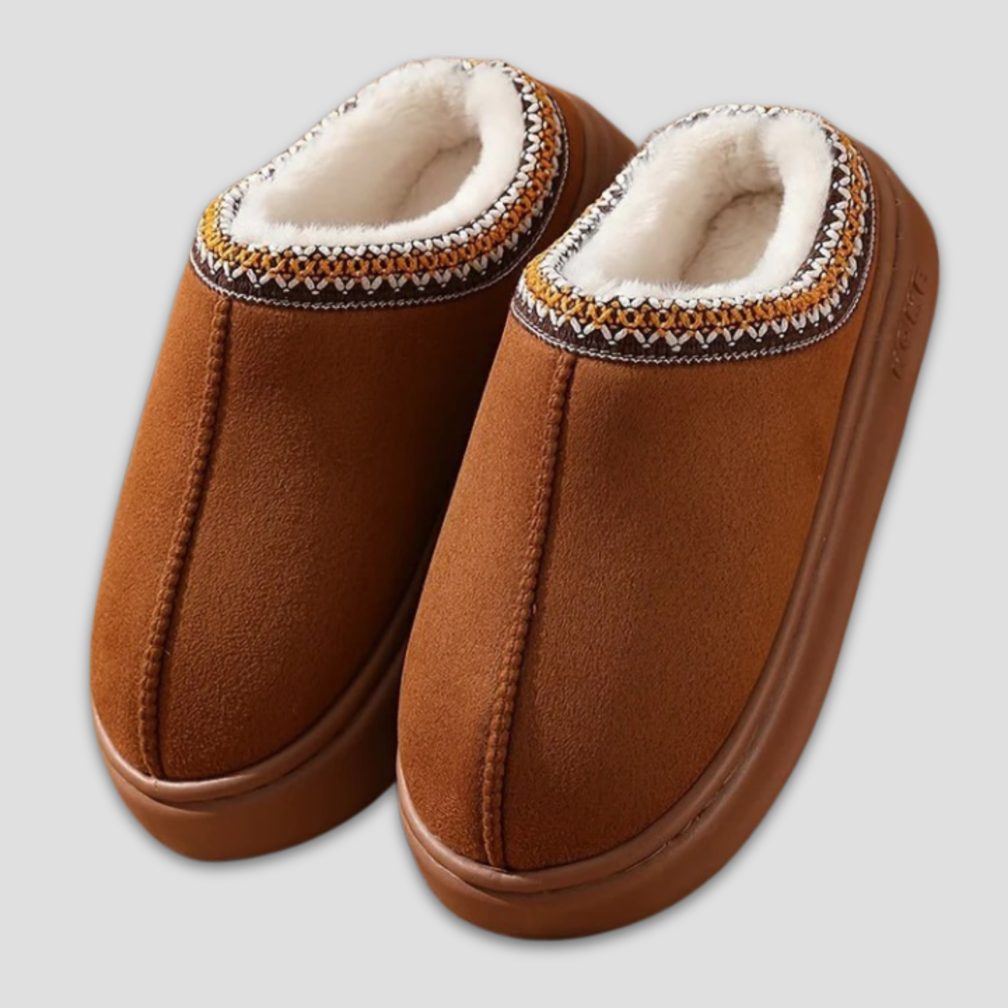 Vintertøfler med fleecefôr