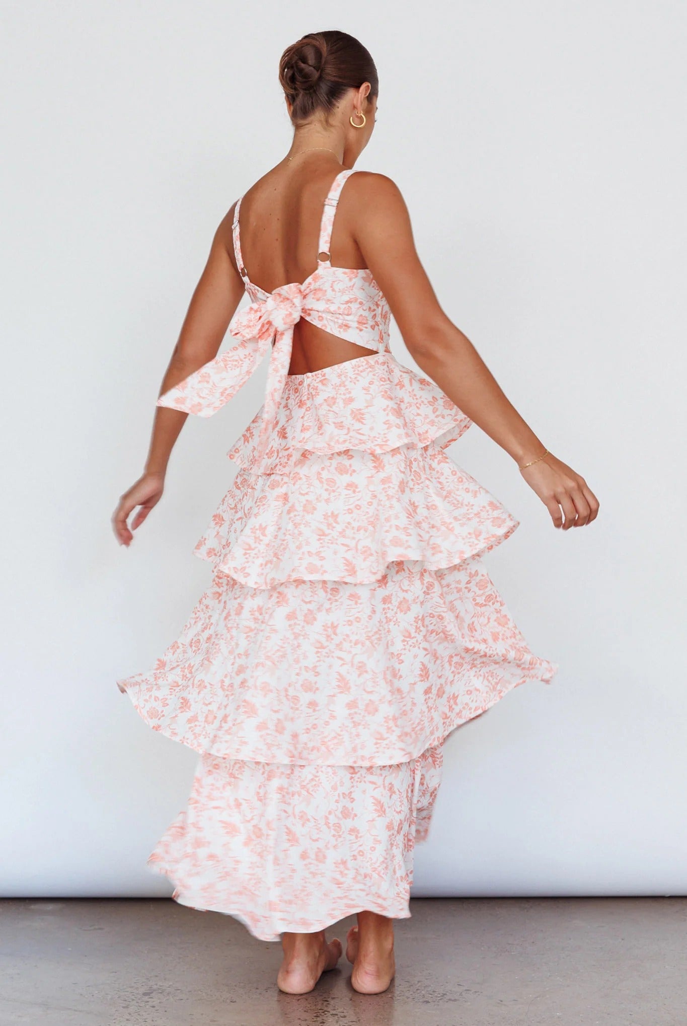 Provence Bloom midikjole – tidløs eleganse
