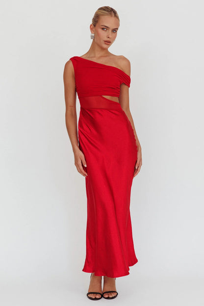 Blooms Mesh maxikjole
