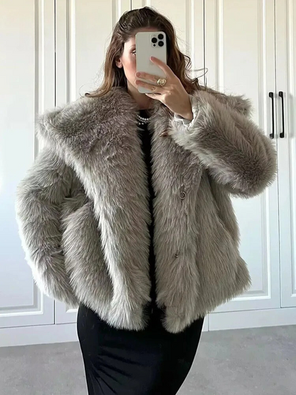 Alma Plysjkåpe